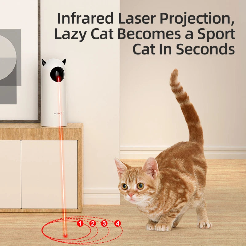 Jouet Laser Interactif Automatique pour Chat