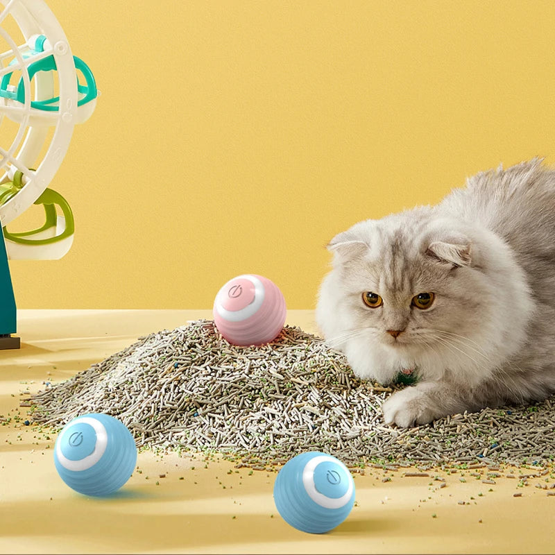 Balle Interactive pour Chats – Amusement et Bien-être Assurés !