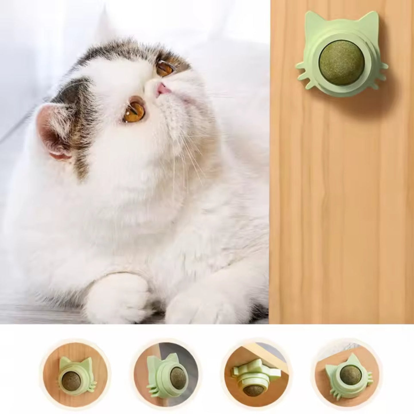 Balle à Herbe à Chat - Snack et Jouet