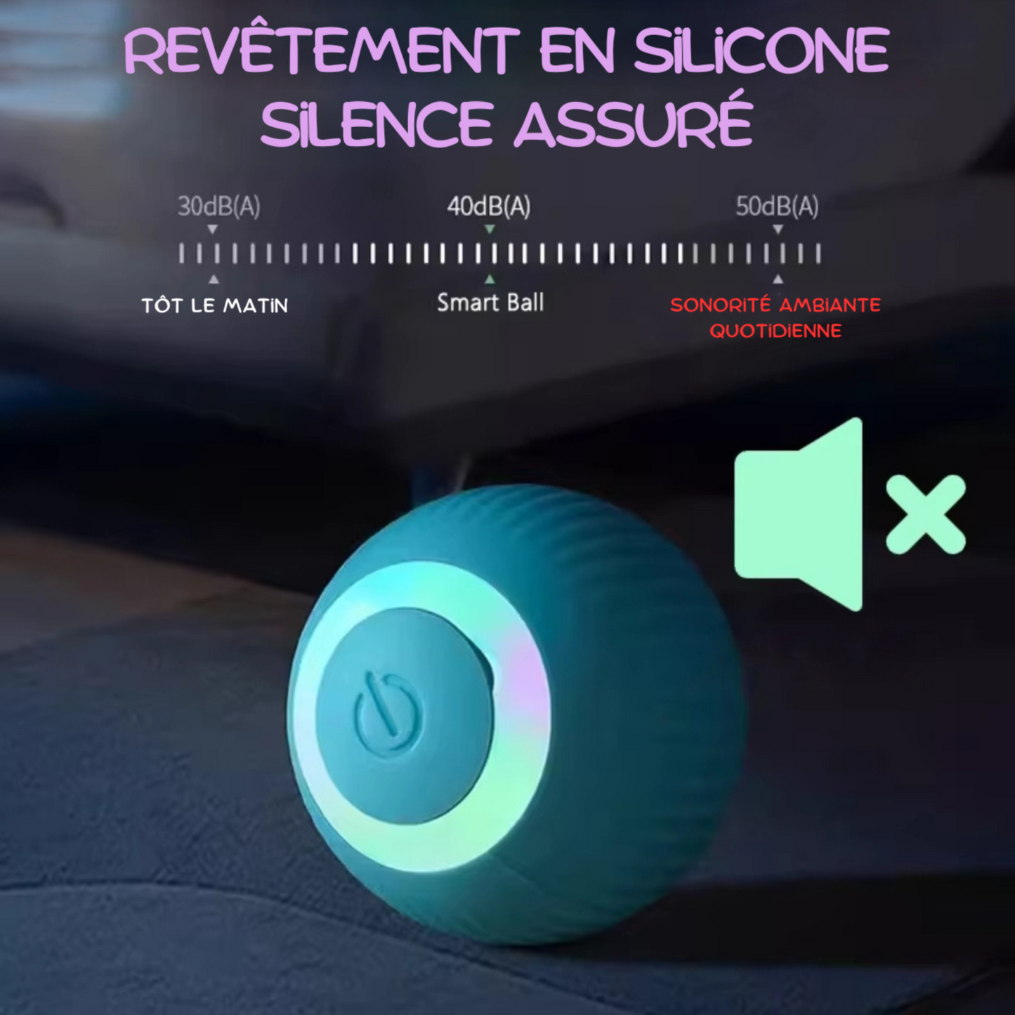 Balle Interactive pour Chats – Amusement et Bien-être Assurés !
